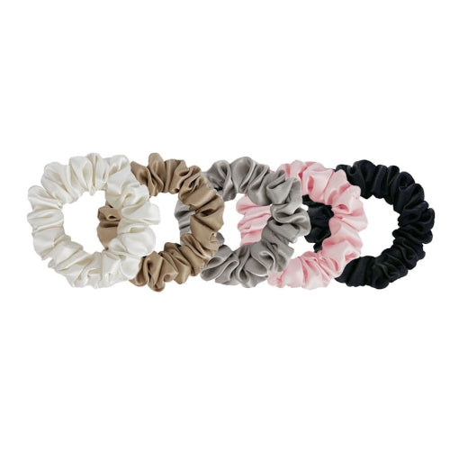 5 Silk scrunchies - Set by Dariia Day