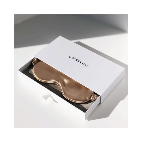 French Beige Eye Mask Dariia Day in an elegant box