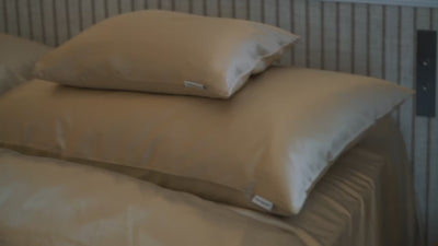 French Beige Silk Bedding By Dariia Day Video